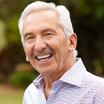 smiling elderly man 