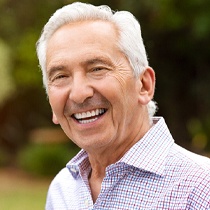 smiling elderly man